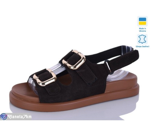 Босоніжки жіночі на літо (8 пар р.36-40) коричневий  "Bogema"