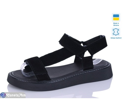 Босоніжки жіночі на літо (8 пар р.36-40) чорний  "Bogema"