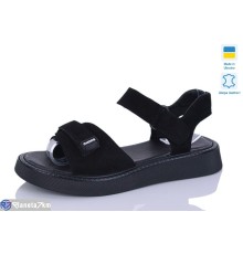 Босоніжки жіночі на літо (8 пар р.36-40) чорний  "Bogema"