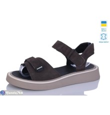 Босоніжки жіночі на літо (8 пар р.36-40) коричневий  "Bogema"