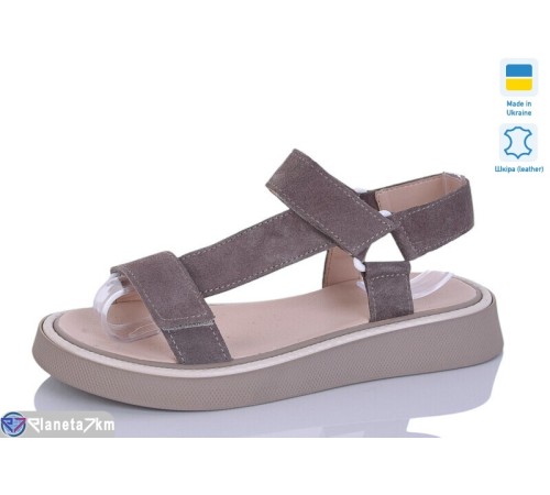 Босоніжки жіночі на літо (8 пар р.36-40) коричневий  "Bogema"