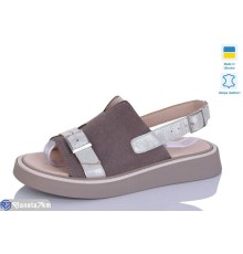 Босоніжки жіночі на літо (8 пар р.36-40) коричневий  "Bogema"