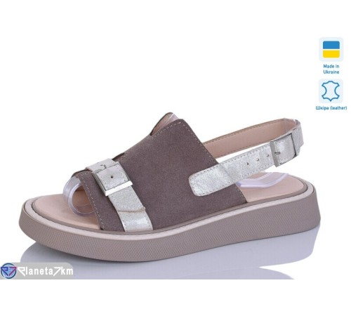 Босоніжки жіночі на літо (8 пар р.36-40) коричневий  "Bogema"