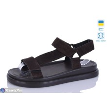 Босоніжки жіночі на літо (8 пар р.36-40) коричневий  "Bogema"