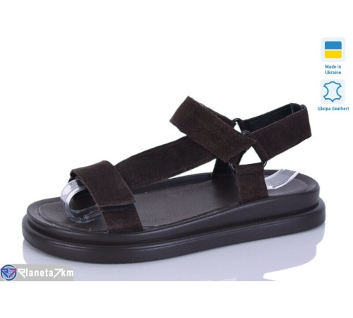 Босоніжки жіночі на літо (8 пар р.36-40) коричневий  "Bogema"