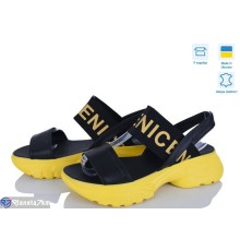 Босоніжки жіночі на літо (8 пар р.36-40) чорний  "STELUSA"