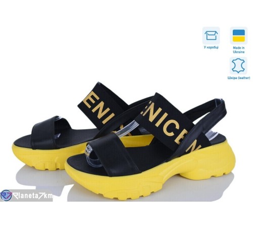 Босоніжки жіночі на літо (8 пар р.36-40) чорний  "STELUSA"