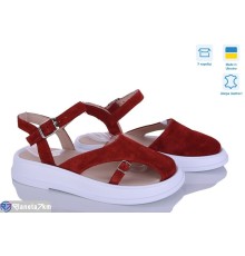 Босоніжки жіночі на літо (6 пар р.36-40) червоний  "Linda"