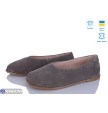 Балетки жіночі на літо (6 пар р.36-40) коричневий  "Linda"