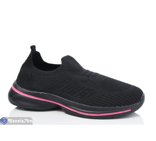 Кросівки жіночі на літо (8 пар р.36-41) чорний  "Fuggo"