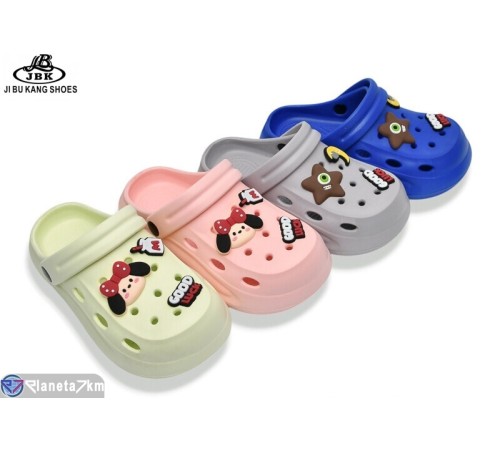 Кроки дитячі на літо (12 пар р.30-35) мікс  "Jibukang"