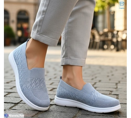 Сліпони жіночі на літо (8 пар р.37-42) сірий  "KULIBABA"