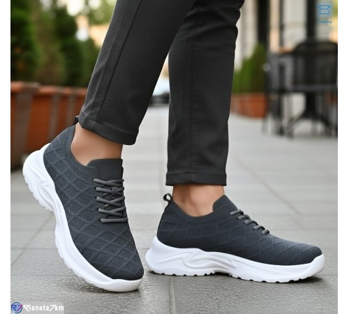 Кросівки чоловічі на літо (8 пар р.40-45) сірий  "KULIBABA"