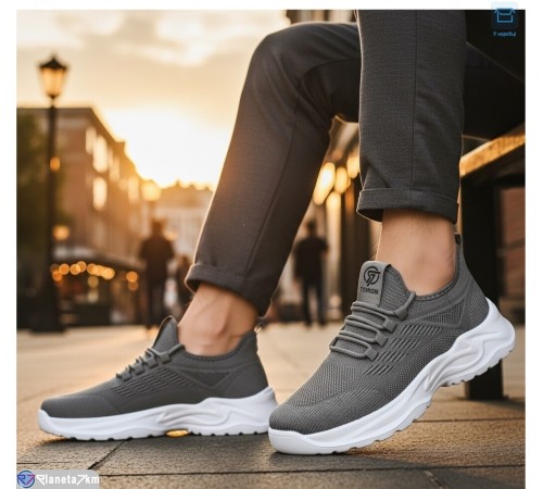 Кросівки чоловічі на літо (8 пар р.40-45) хакі  "KULIBABA"