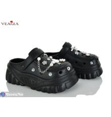 Кроки жіночі на літо (10 пар р.36-41) чорний  "Veagia-ADA"
