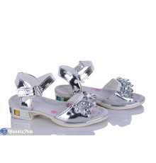 Дитячі босоніжки на літо (8 пар р.26-31) срібний  "Laifakids"
