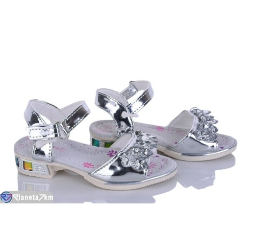 Дитячі босоніжки на літо (8 пар р.26-31) срібний  "Laifakids"