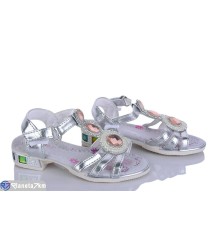 Дитячі босоніжки на літо (8 пар р.26-31) срібний  "Laifakids"