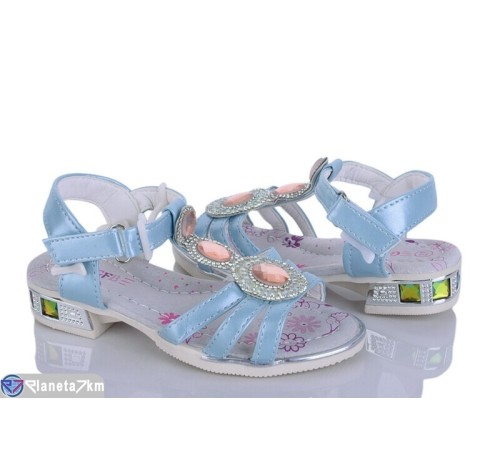 Дитячі босоніжки на літо (8 пар р.26-31) блакитний  "Laifakids"