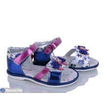 Дитячі босоніжки на літо (12 пар р.21-26) синій  "Laifakids"