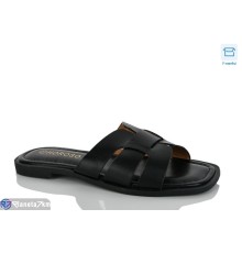 Шлепки жіночі на літо (8 пар р.36-41) чорний  "Belossa"