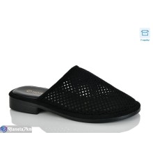 Шлепки жіночі на літо (8 пар р.36-41) чорний  "Belossa"