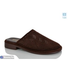 Шлепки жіночі на літо (8 пар р.36-41) коричневий  "Belossa"