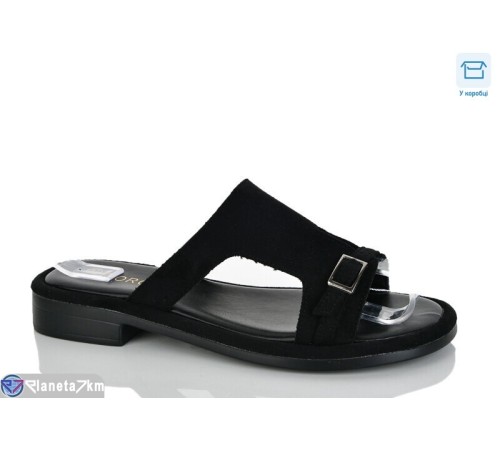 Шлепки жіночі на літо (8 пар р.36-41) чорний  "Belossa"