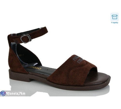 Босоніжки жіночі на літо (8 пар р.36-41) коричневий  "Belossa"