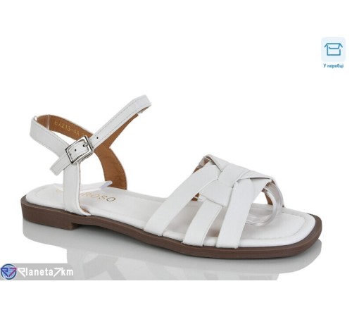 Босоніжки жіночі на літо (8 пар р.36-41) білий  "Belossa"