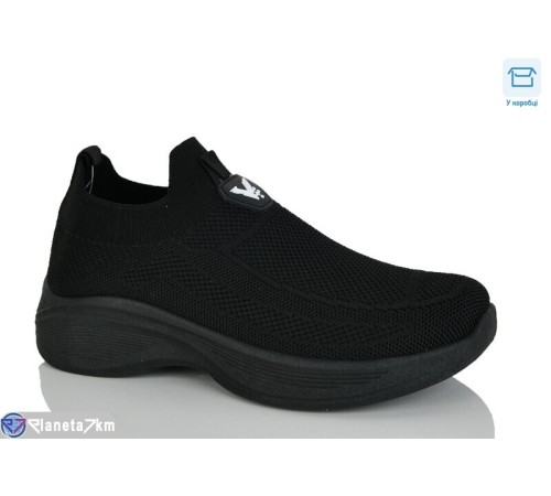 Кросівки жіночі на літо (8 пар р.36-41) чорний  "Belossa"