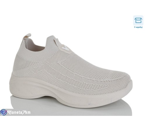 Кросівки жіночі на літо (8 пар р.36-41) бежевий  "Belossa"