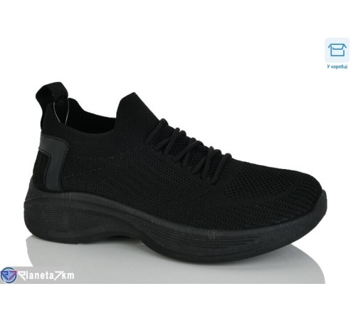 Кросівки жіночі на літо (8 пар р.36-41) чорний  "Belossa"