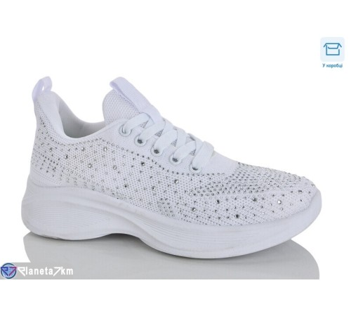 Кросівки жіночі на літо (8 пар р.36-41) білий  "Belossa"