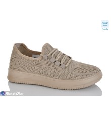 Кросівки жіночі на літо (8 пар р.36-41) бежевий  "Belossa"