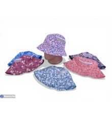 Панама жіноча на літо (5 шт. р.сетка One size) мікс  "CAROLLA"