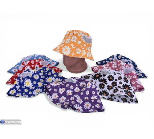Панама жіноча на літо (5 шт. р.сетка One size) мікс  "CAROLLA"