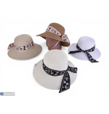 Капелюх жіночий на літо (5 шт. р.сетка 56-58) мікс  "CAROLLA"
