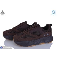 Кросівки жіночі на весну/осінь (8 пар р.36-41) коричневий  "STILLI Group"