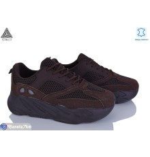 Кросівки жіночі на весну/осінь (8 пар р.36-41) коричневий  "STILLI Group"