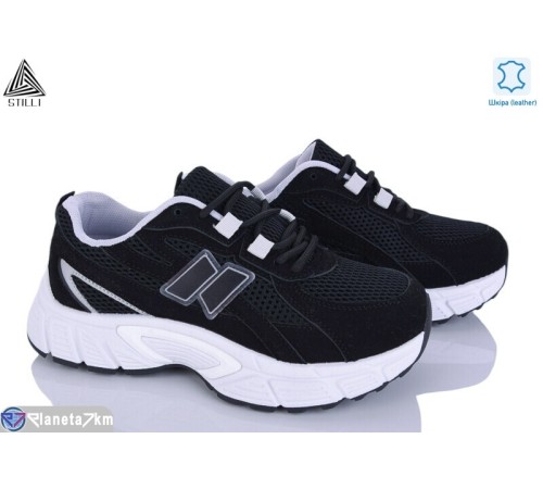 Кросівки жіночі на весну/осінь (8 пар р.36-41) чорний  "STILLI Group"