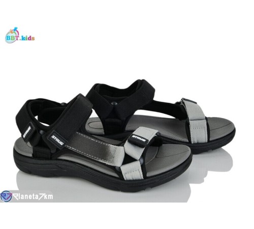 Сандалі дитячі на літо (8 пар р.31-38) сірий  "BBT"