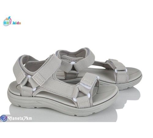 Сандалі дитячі на літо (8 пар р.31-38) сірий  "BBT"