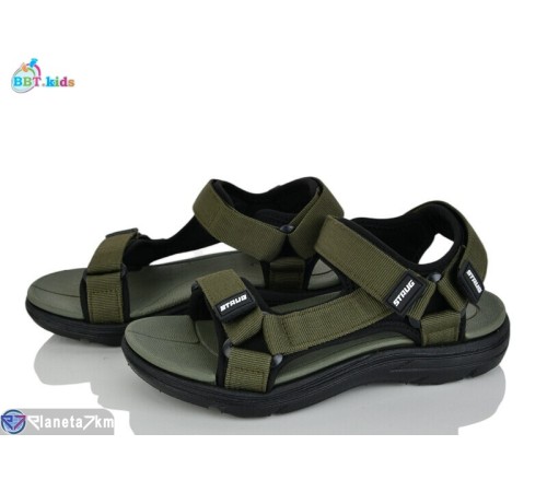 Сандалі дитячі на літо (8 пар р.31-38) зелений  "BBT"