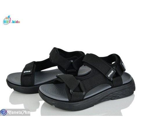 Сандалі дитячі на літо (8 пар р.31-37) чорний  "BBT"