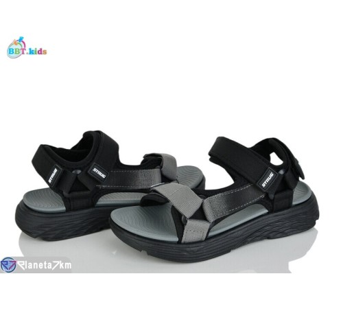 Сандалі дитячі на літо (8 пар р.31-37) сірий  "BBT"
