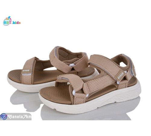 Сандалі дитячі на літо (8 пар р.31-37) коричневий  "BBT"