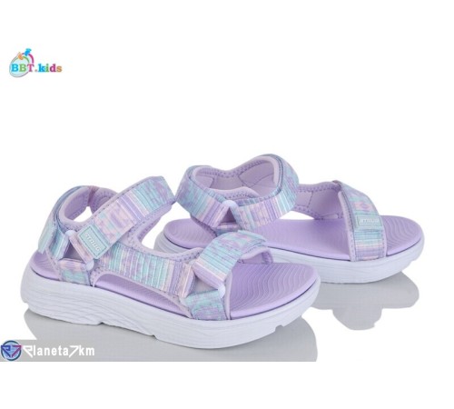 Дитячі босоніжки на літо (8 пар р.31-37) фіолетовий  "BBT"