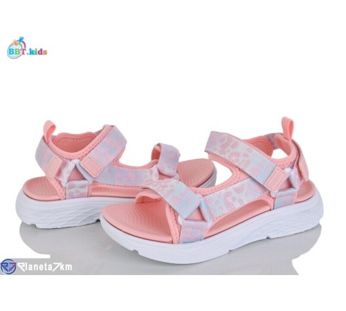 Дитячі босоніжки на літо (8 пар р.31-37) рожевий  "BBT"