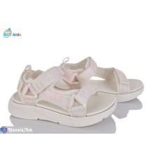 Дитячі босоніжки на літо (8 пар р.31-37) бежевий  "BBT"